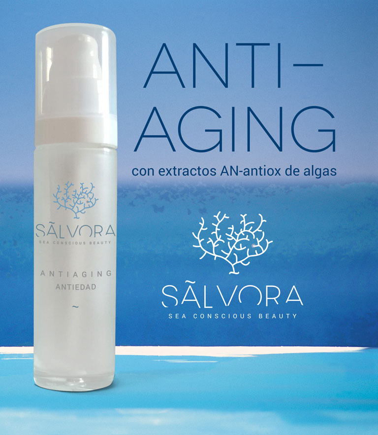 Crema facial hidratante y antioxidante con alga Ascophyllum nodosum de Galicia